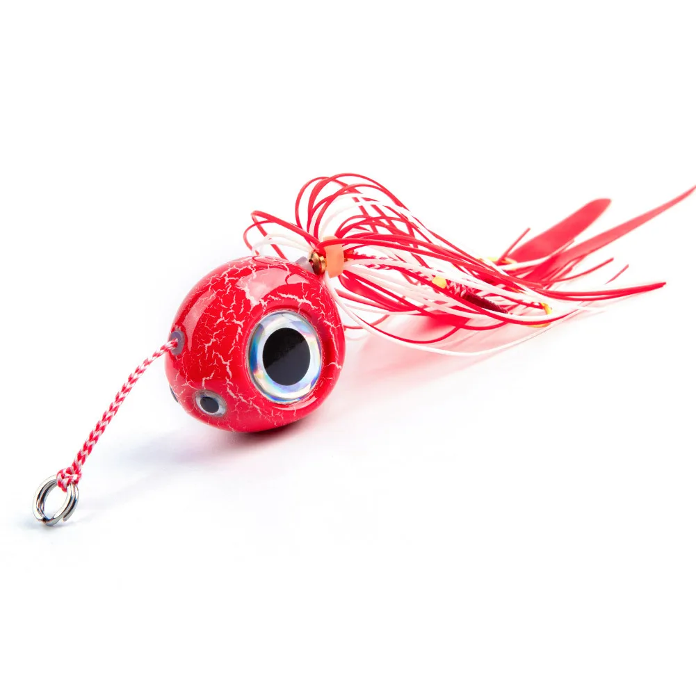 High quality 40g - 120g Sea Inchiku Slider Fishing jigs Luminous Saltwater Kabura snapper jig With Rubbers lure skirts