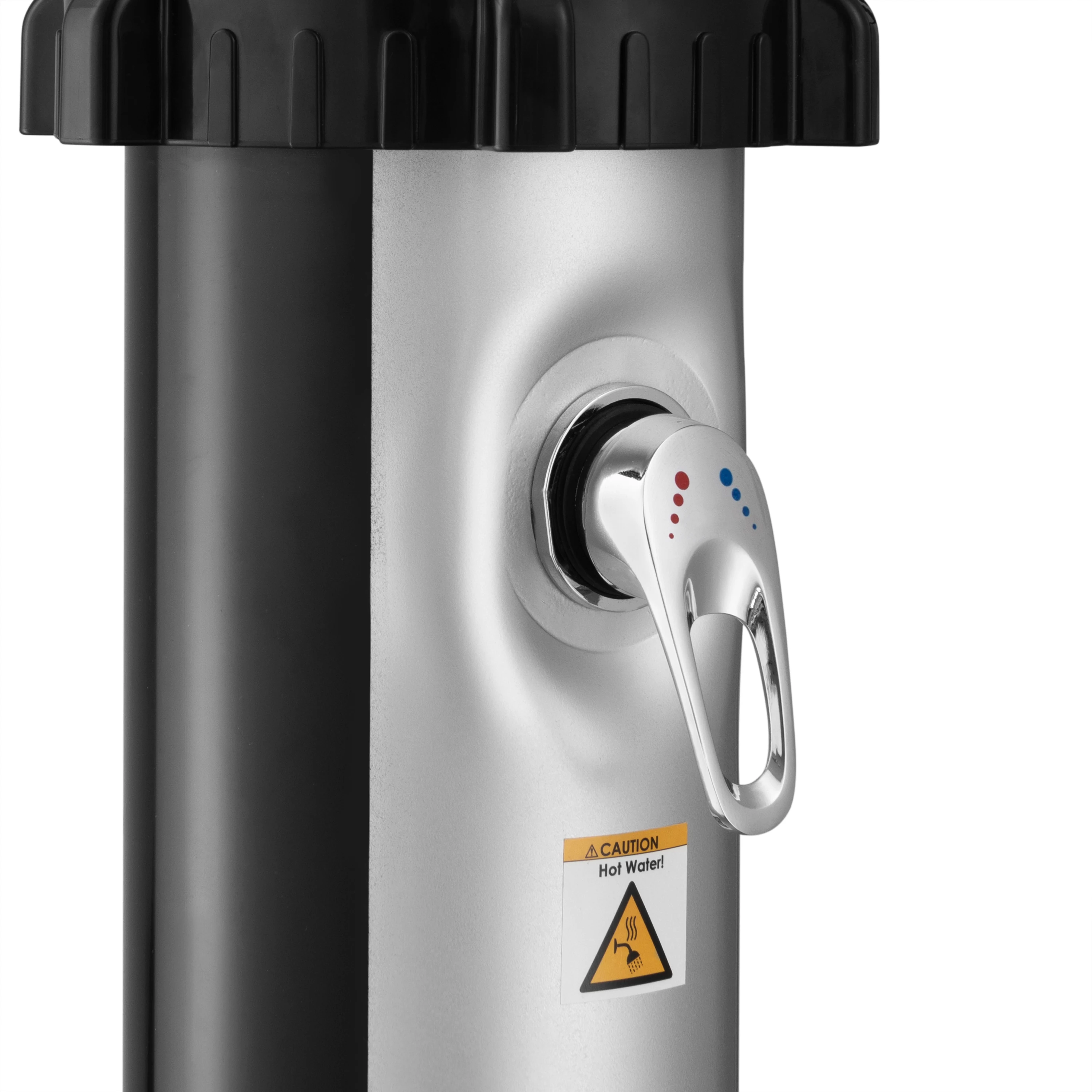 CE Certificated 40L Simple assembly Garden Outdoor Swimming Pool Shower with Foot Washing Faucet PVC Solar Shower Water heater