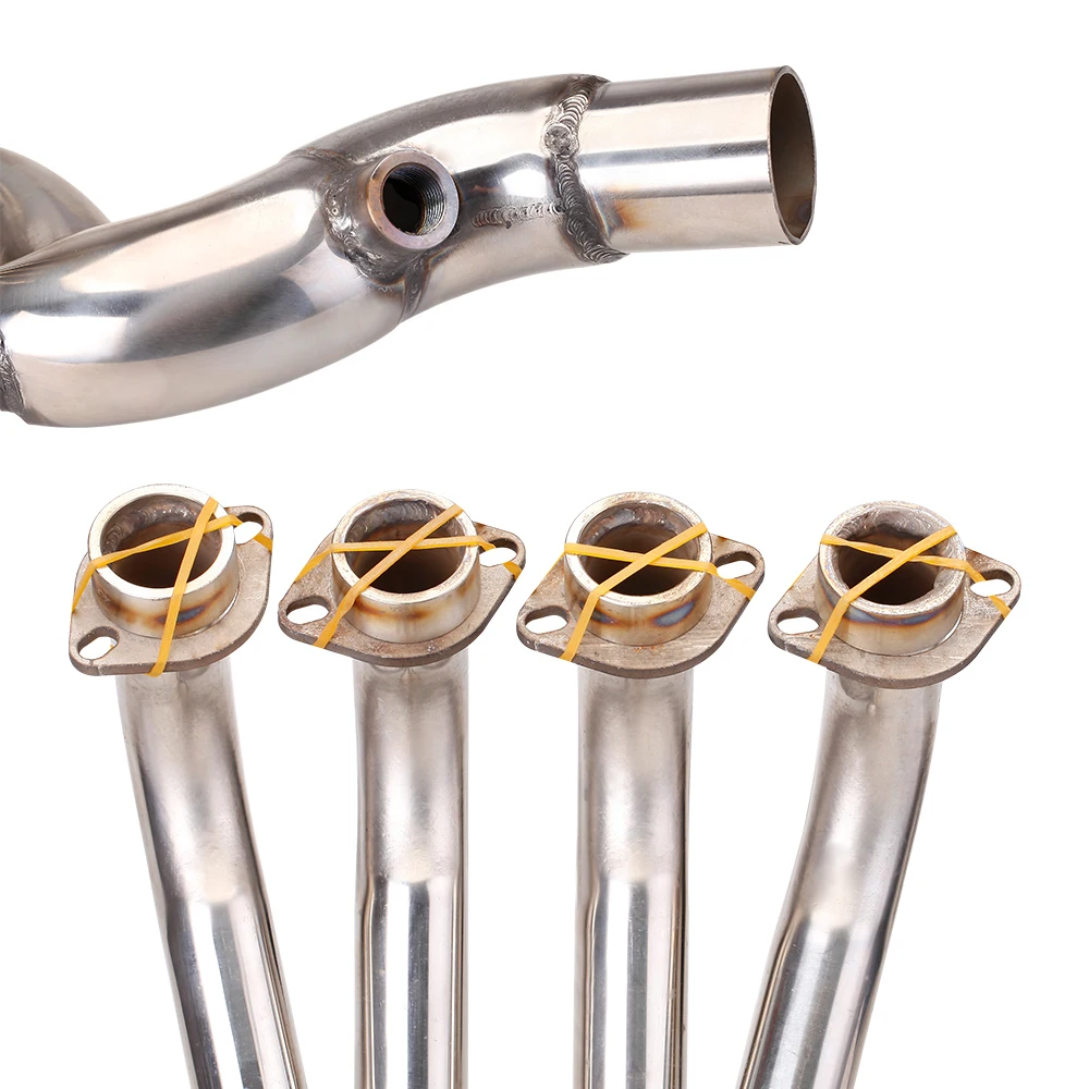 Modified Exhaust Pipe For Yamaha R6 Exhaust Headers Decat Downpipe Stainless Front Pipe YZF-R6 Pipe Exhaust 2008-2021 years