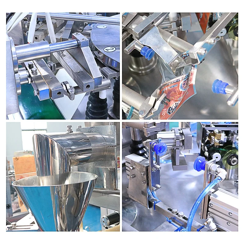 Factory Price Protein Spice Filling Packaging Spices Flour Premade Bag Cinnamon Powder Packing Machine