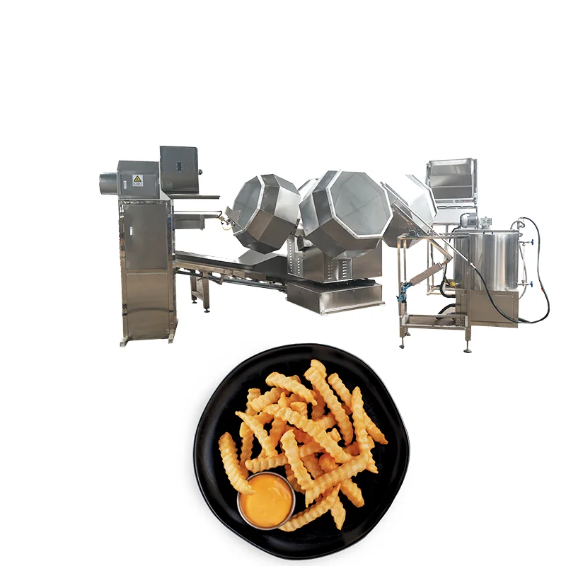 Automatic Small Set Commercial Machine Processing Potatoes Chips French Fry Sweet Potato Maker New Condition Core Motor