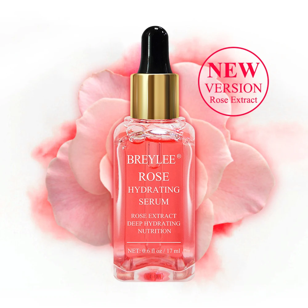 BREYLEE Rose Water Hydration Serum For Facial Pore Skin Lightening Whitening