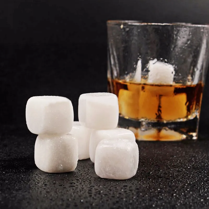 Hot Selling large Jade Ice Whiskey Stone wholesale natural crystal gemstone ice cube stone