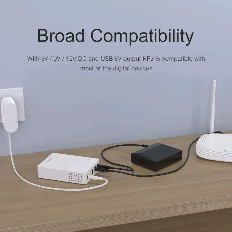 MARSRIVA Chine offre speciale 10000mAh 5V 9V 12V Mini DC UPS kp3 pour Wifi routeur Modem Cctv camera ups router wifi