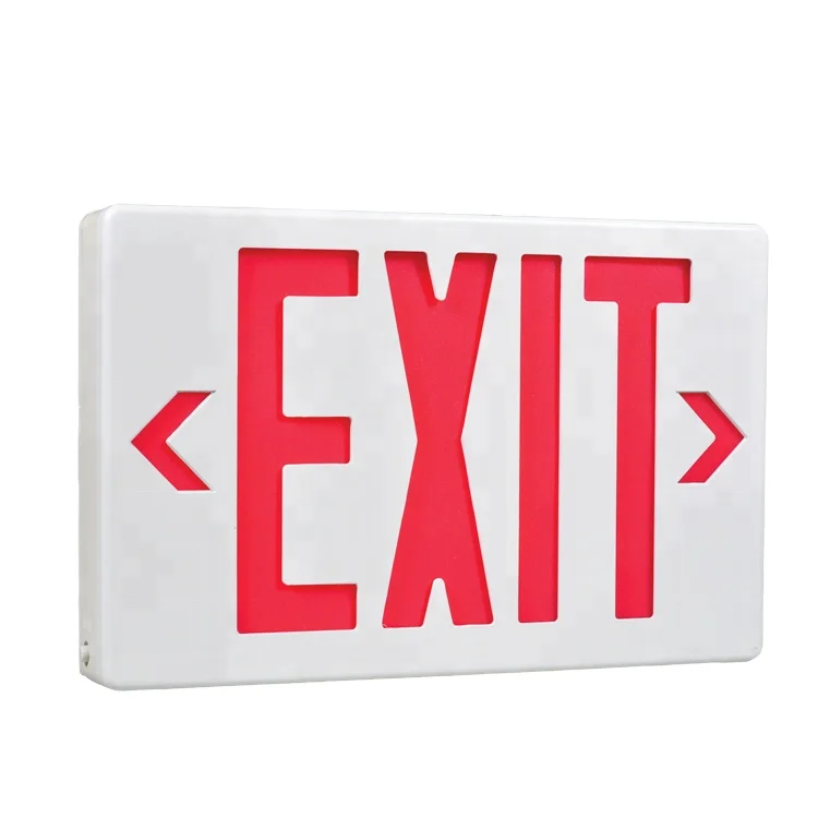 China high quality thermoplastic ABS housing plastic exit signs