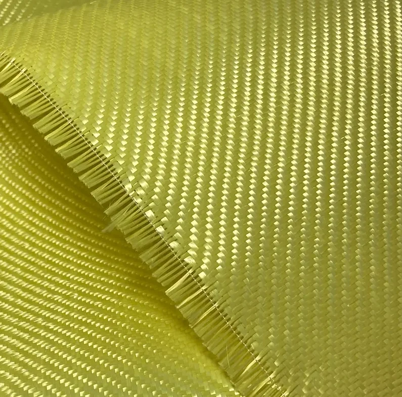 High Strength 1000D 260g Plain Twill Aramid Fiber Fabric