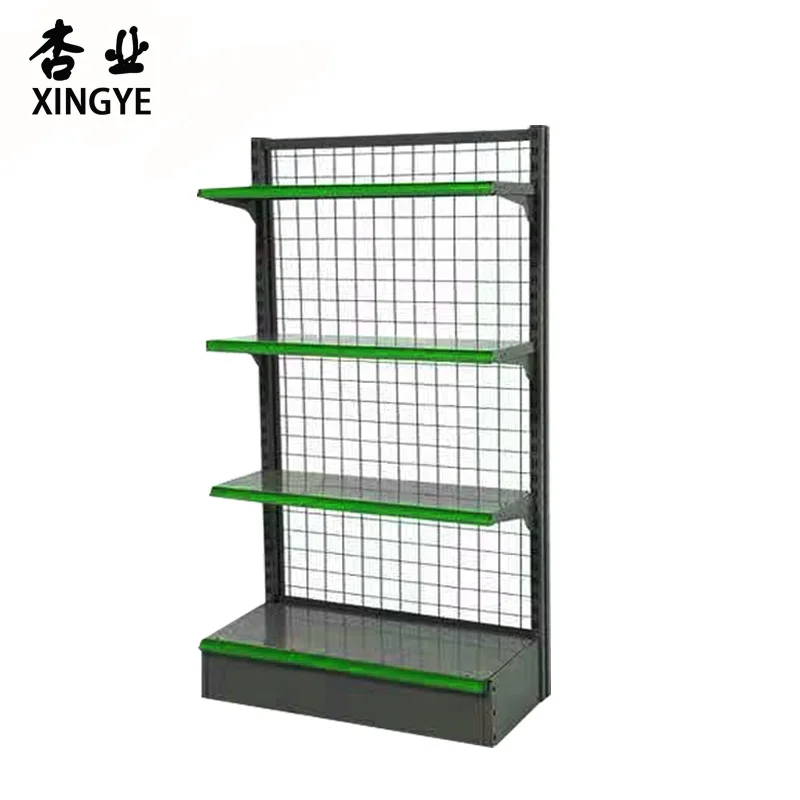 High Quality Gondola Grid Supermarket Heavy Duty Cold-Rolled Steel