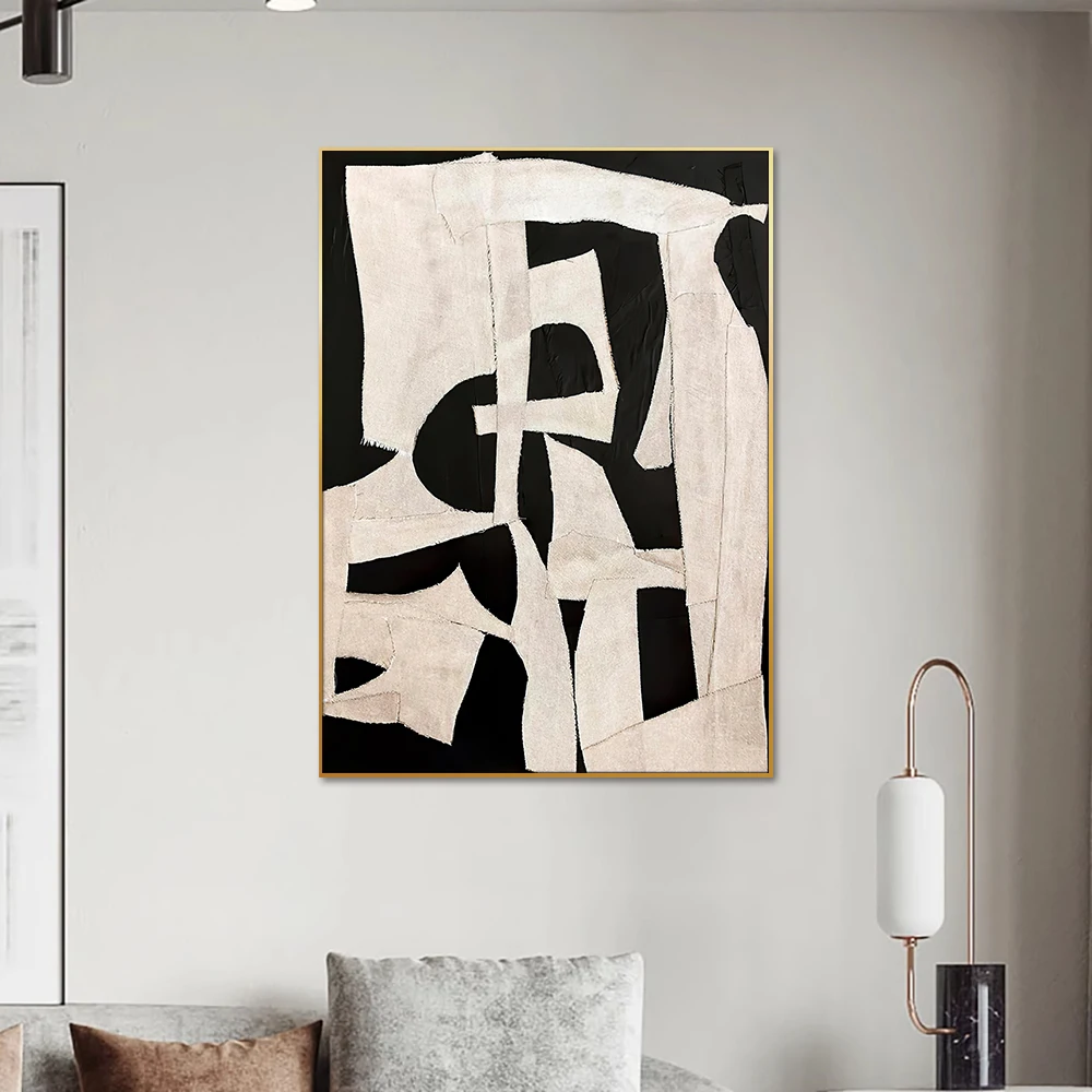Huamiao Modern Wall Art Decor Impressionist Painting For Living Room Decorative Hand Oil Painting On Canvas