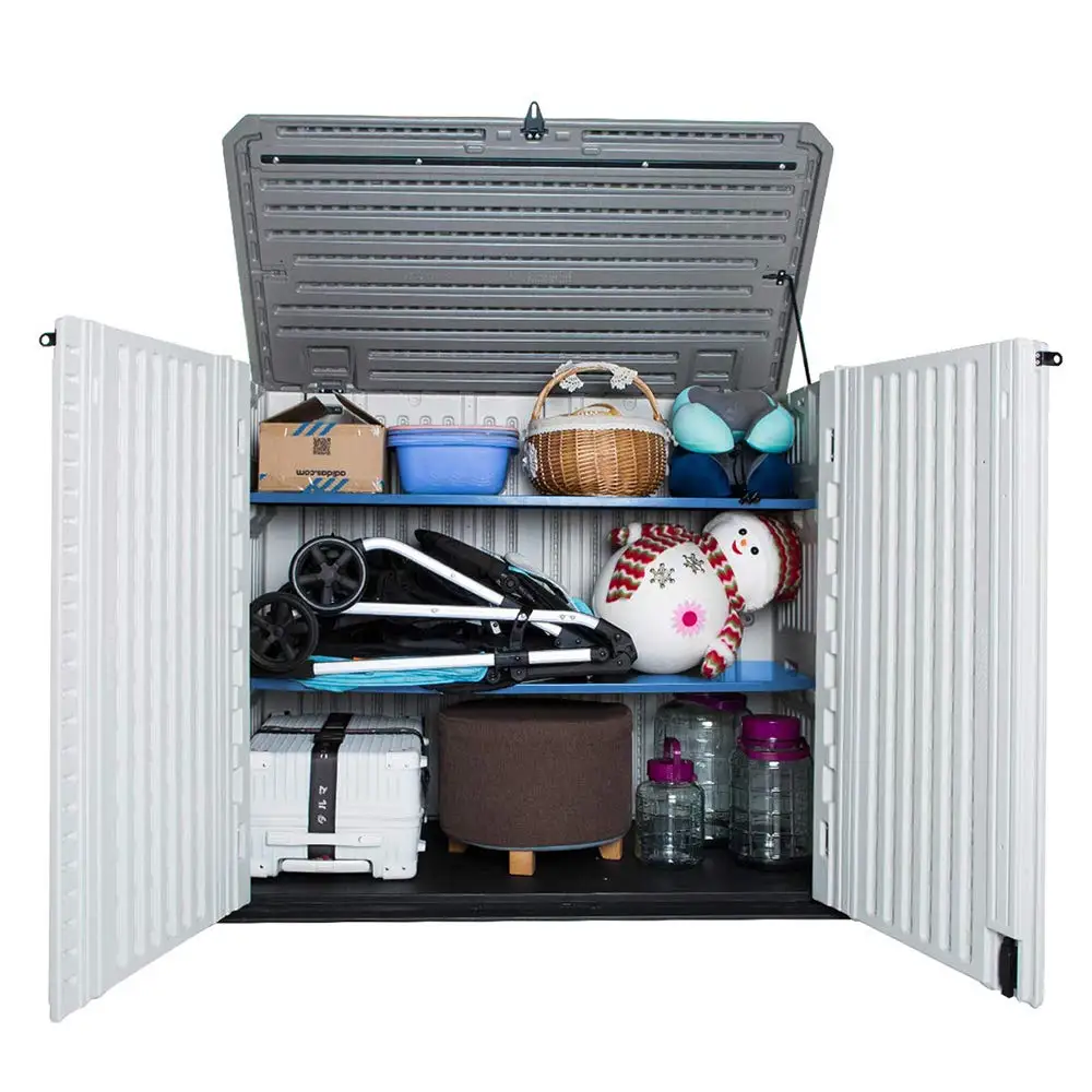 
KINYING outdoor HDPE Plastic Cabinet Home Use Storage Sheds 