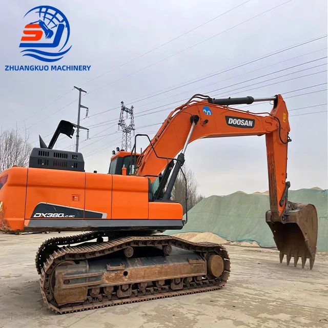 Хорошее состояние использованный DX380LC-9C экскаватор Doosan сверхмощный оригинальный Корея