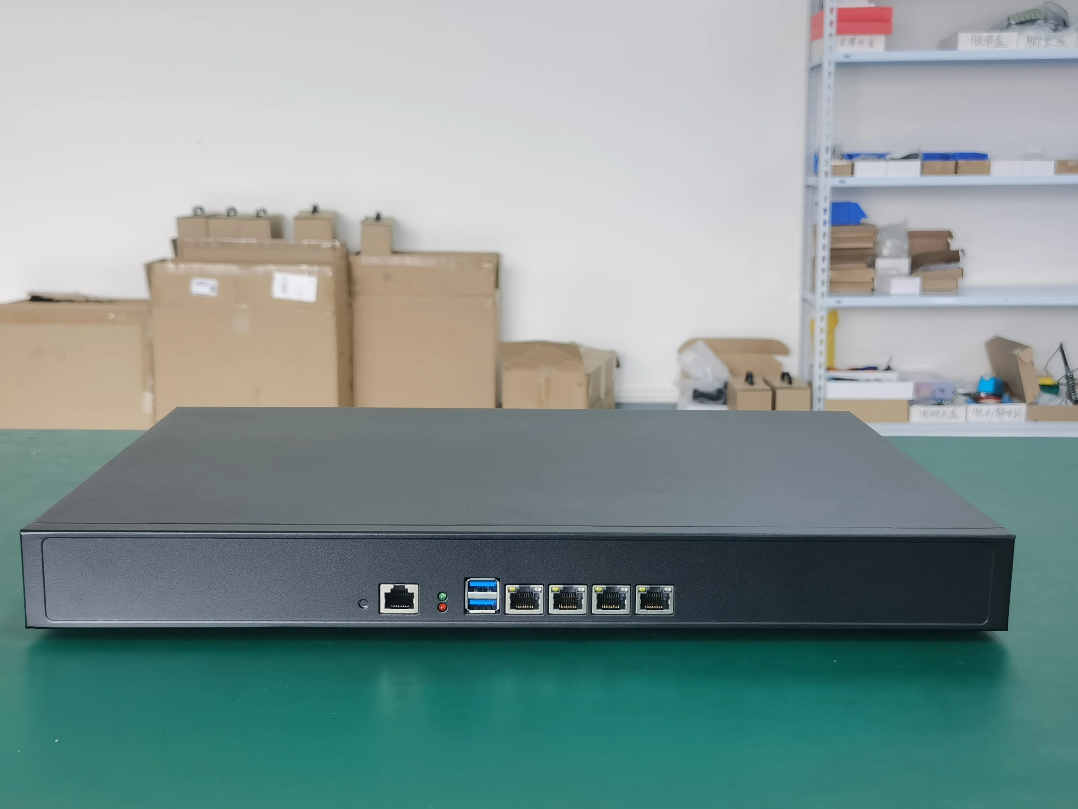 Wanlan Pfsense Firewall J4125 Multi Lan 19' Computer 1U Rack Mount 4*nic i225 Firewall Router Network Appliance PC