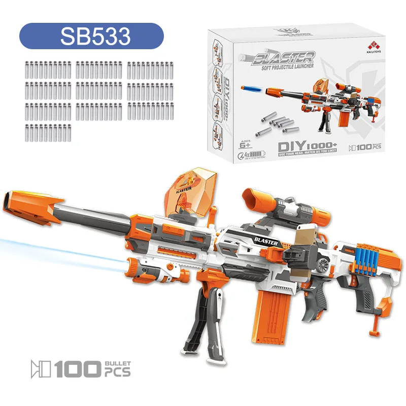 New toys for Hot nerfs guns automatic Plastic toy soft bullet gun Most popular toy gun for outdoors