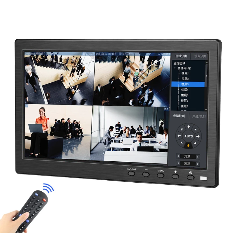 Factory Stable Quality 10.1 inch Portable Monitor LCD Display Computer Expansion with 1366x768 resolution BNC AV VGA HD input