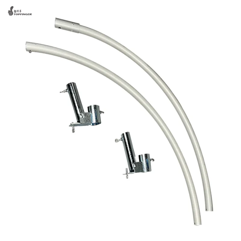 High Quality 3 M Round Crossbar Strong Adjustable Aluminum Pipe and Drape Backdrop Stand Heavy Duty for Wedding Stage Decoration