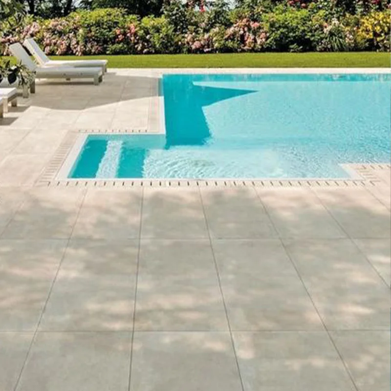 Hot Sale Non Slip 20mm Outdoor Tile Non Slip Ceramic Heat Resistant Matt 2 cm Porcelain Floor Tile Texture for Swimming Pool