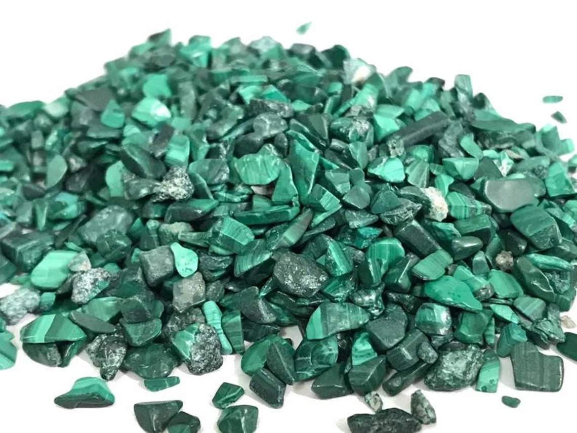 Wholesale Natural Malachite Stone Chips