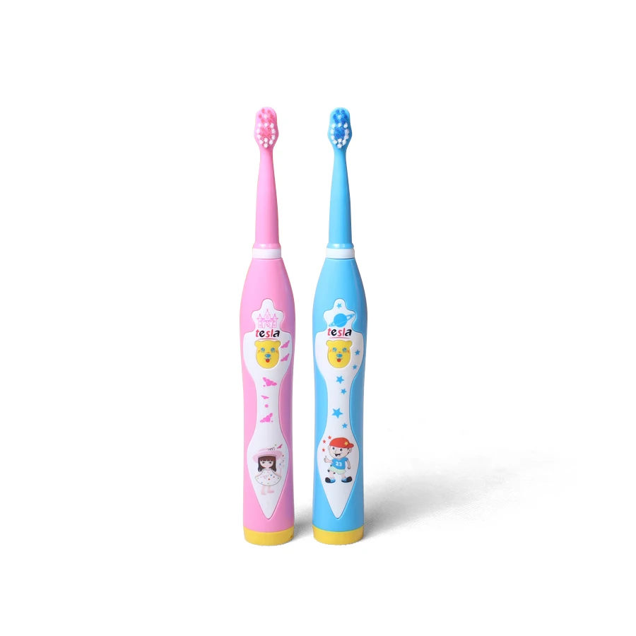 Factory Wholesale Free Print Logo Oral Kids Electronic Toothbrush Music Children Soft Tooth Brush with Replacement Head