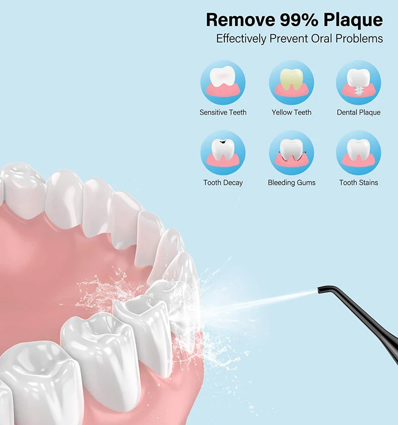 Electric Hot Sell Teeth Flosser IPX7 Waterproof Oral Ir rigator Cordless Water Dental Flosser