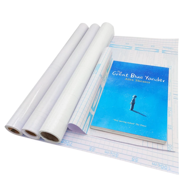 Acid free polypropylene film clear film rolls 2m x 45cm book cover