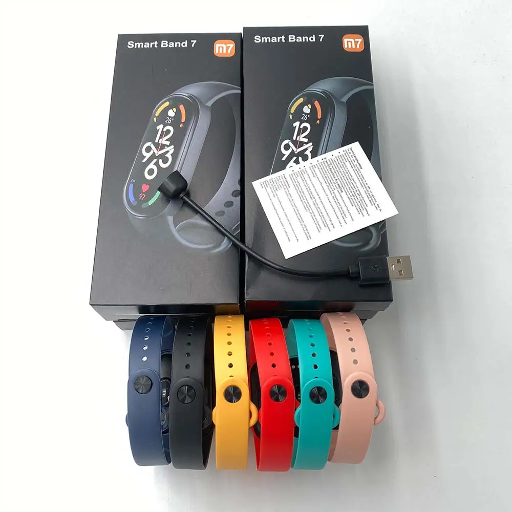 2022 Sport Bracelet M7 Fitpro app Fitness with Mars dial Heart Rate Monitor M7 Band Mi Band 5 6 Smart Band M7 smartband
