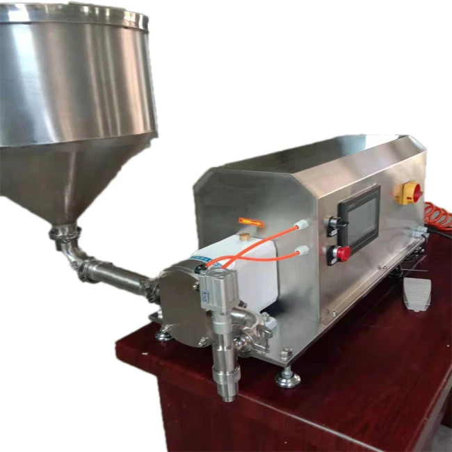 Custom stainless steel full bag metering mayonnaise filling rotor pump