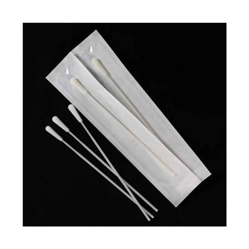 
Test Nasal Throat Nylon Sample Collection Oropharyngeal Swab Flocked Oral Swab 