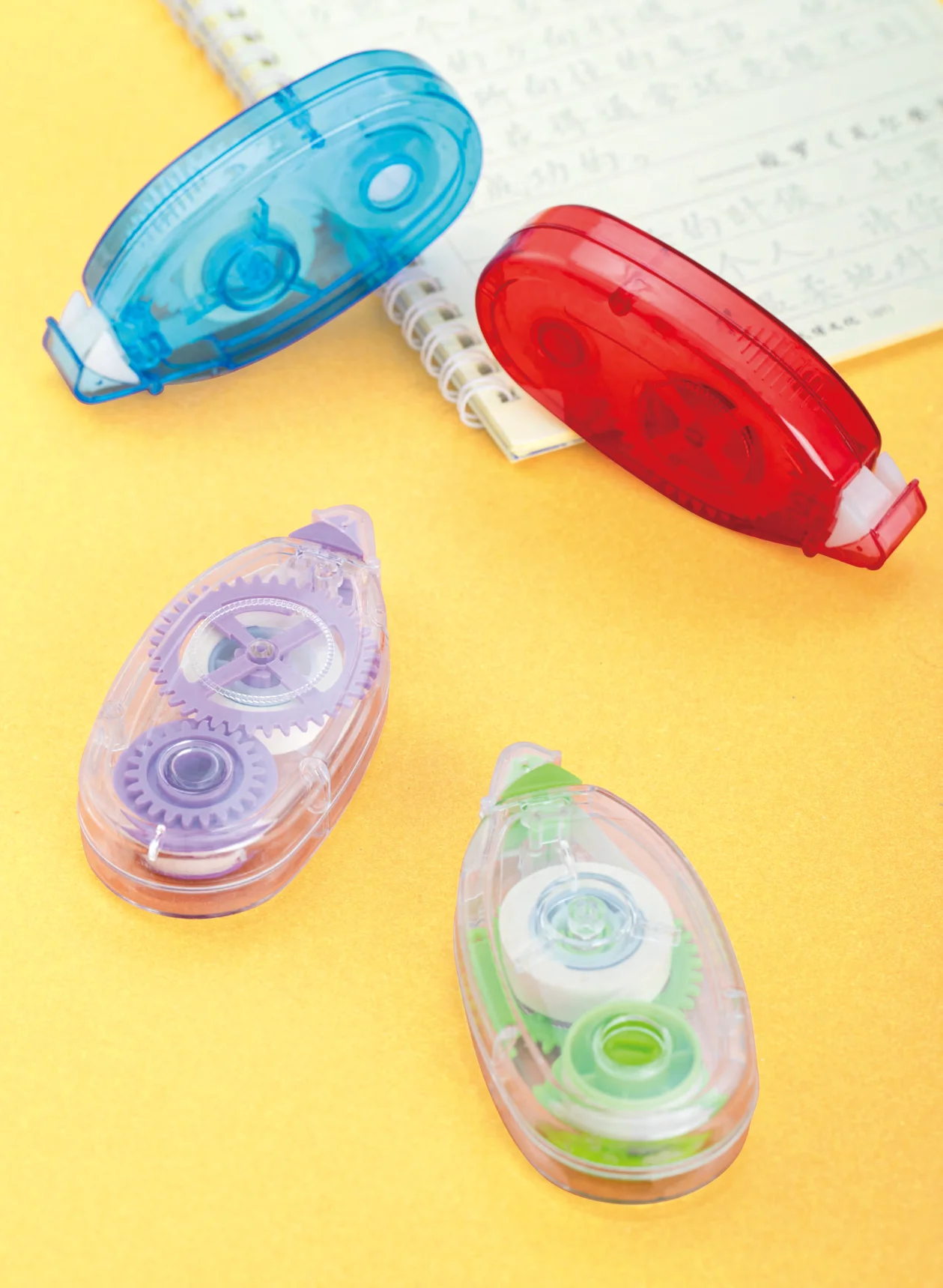 Eco-friendly designs student stationery colored correction tape custom School supplies correction tape