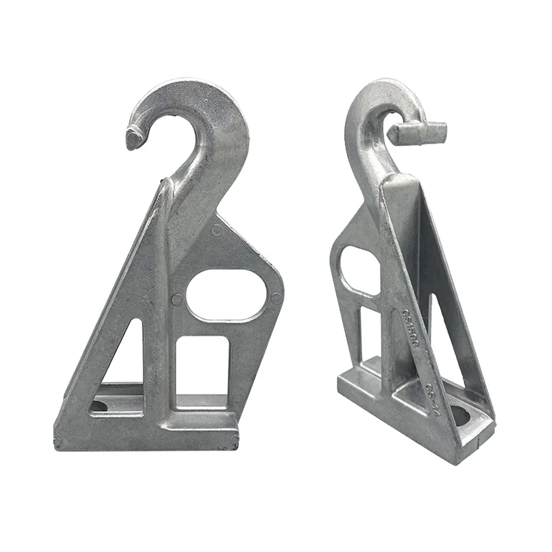 Hot-Dip Outdoor Electric Pole Suspension Clamp Aluminum Alloy Pole Bracket