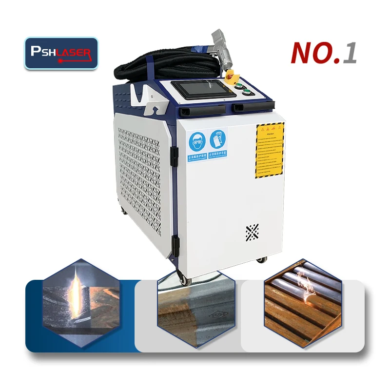High Power 3000W Laser Cleaner for Rust Oil Paint Removal from Metal Surfaces