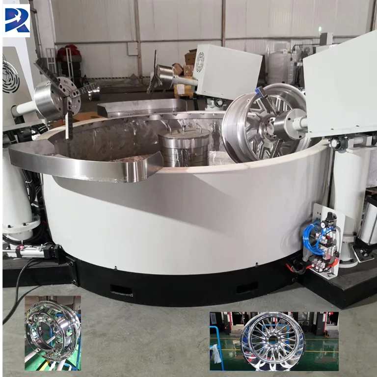 
New Design Alloy Aluminium Vibrating wheel rim polishing machine Burr Remove Enhance Brightness China manufacture 