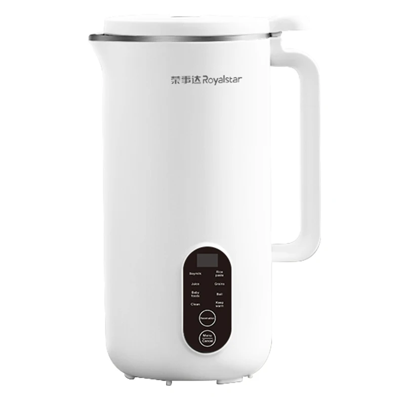 Hot Selling Royalstar 600ml Soybean Nuts Milk Maker Machine for Family Use Multifunction Heating Blender Fruits Juicer