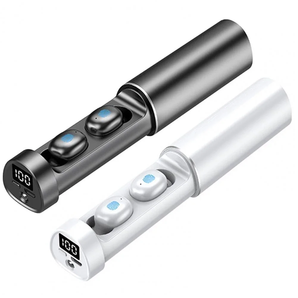 N21 наушники-вкладыши Tws с фонариком сенсорное управление BT 5,2 наушники с микрофоном Hi-Fi мини гарнитура спортивные беспроводные наушники