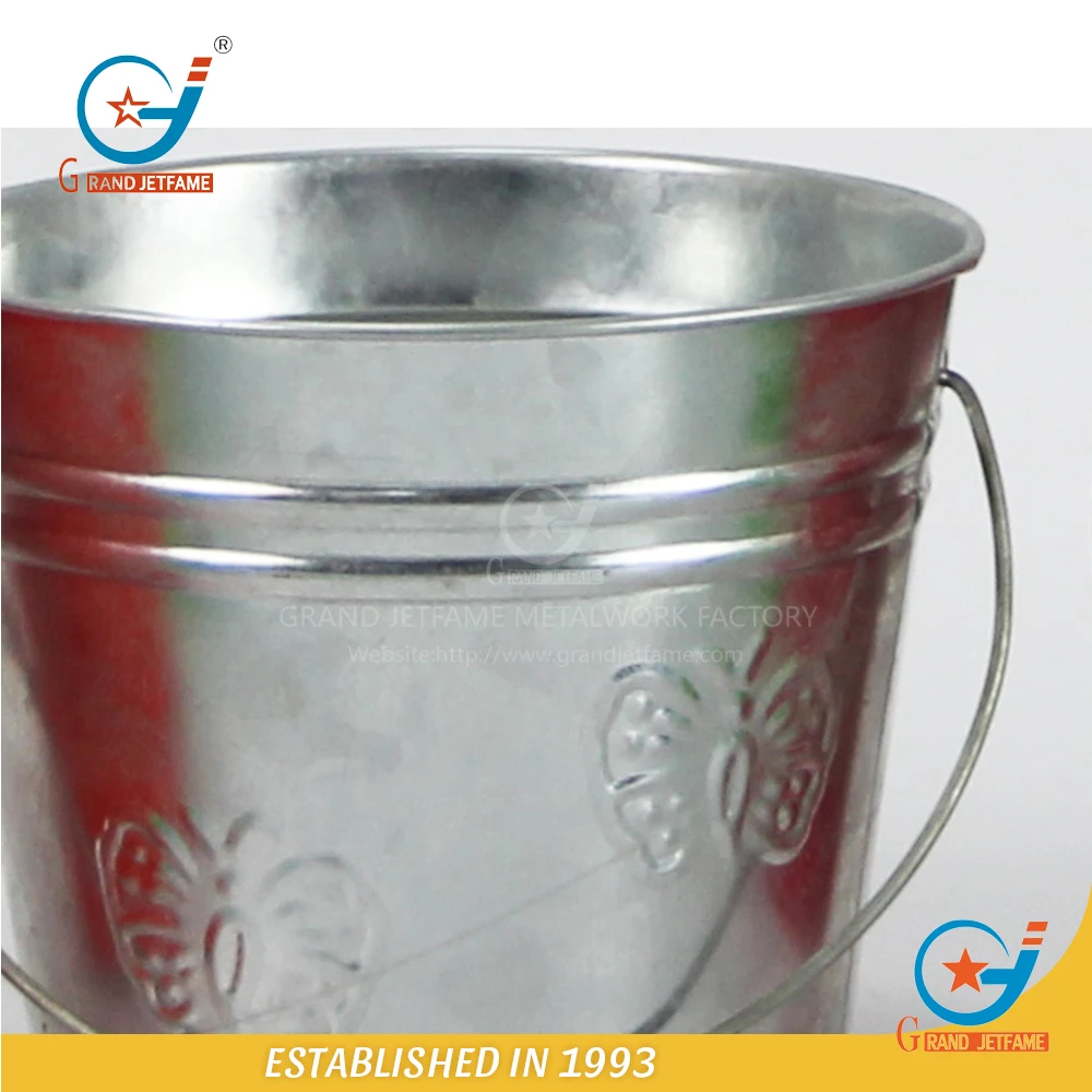Galvanized metal pots and planters decorative metal pots flower pot