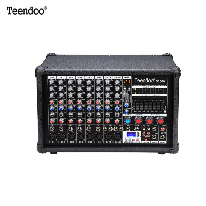 
Wholesale powered sound amplifier box mixer audio 