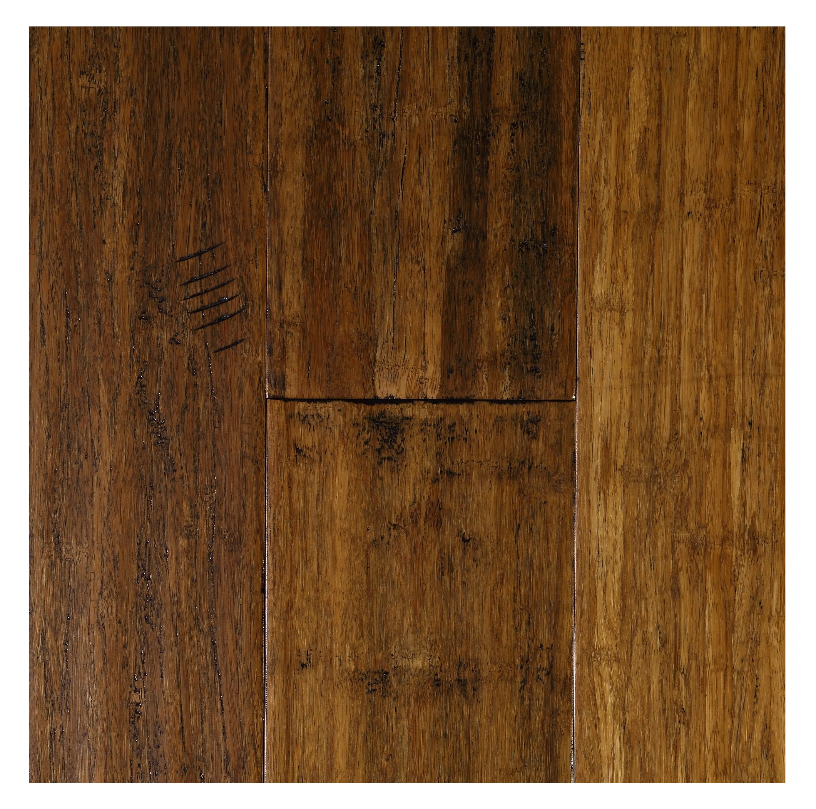 handscraped  strand bamboo flooring