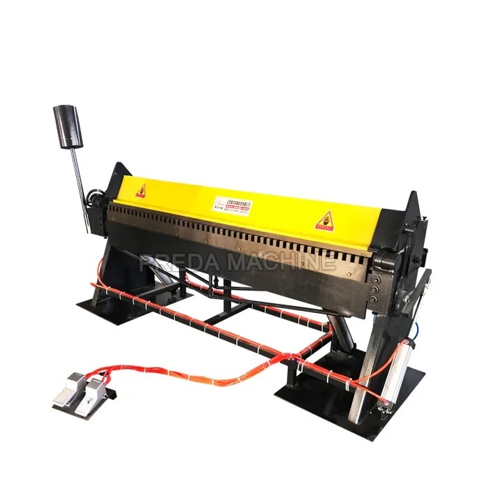 Air Duct Making Sheet Bending 1500mm Metal Pneumatic Folding Machine On Sale