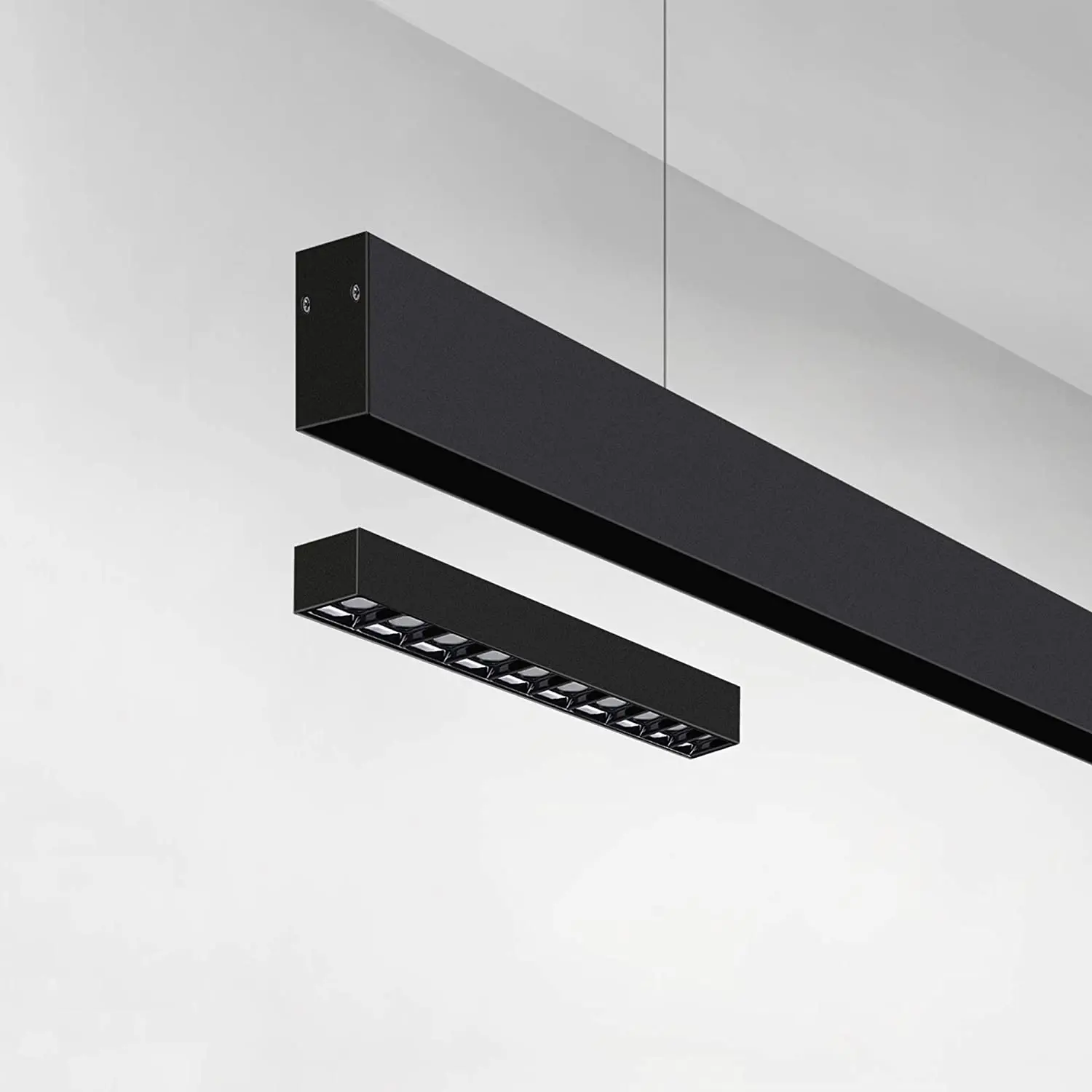 2 Circuit Linear Light High Cri 3000k 4000k Rotatable 355 Degree Led Track Light Square 12w Cob