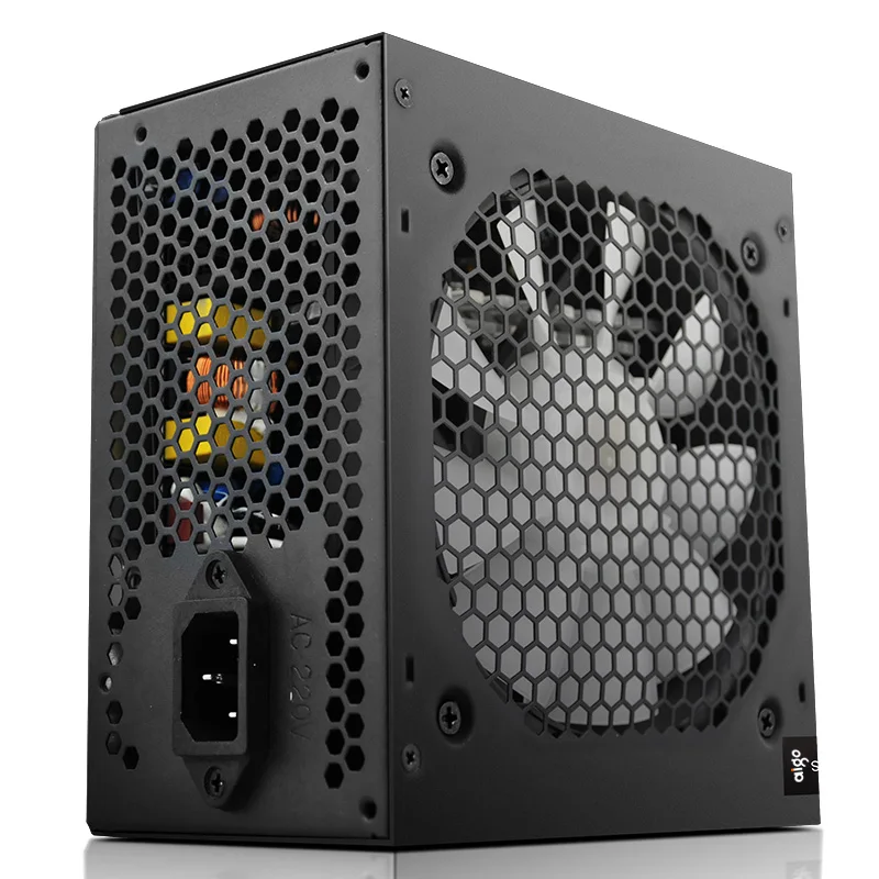 Блок питания Aigo 600 Вт для ПК компьютерная импульсная установка 8 GPU ATX Pico PSU 12 В 6 + 2 контакта источник в