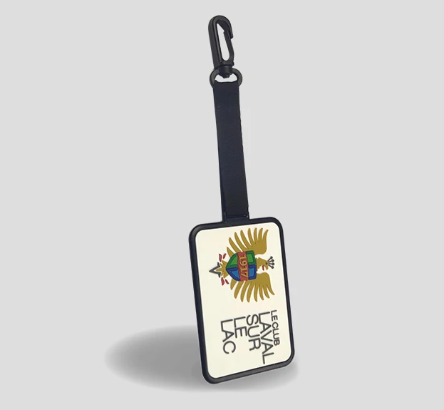 Wholesales Promotional Custom Logo 3D Rubber Custom Blank Golf Bag Tags