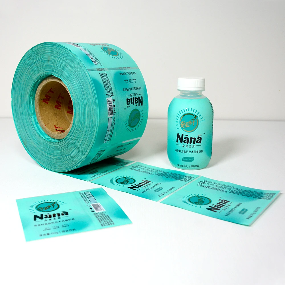China Manufacturer Custom Plastic Film Wine Beverage PVC Heat Shrink Sleeve Label Glass Bottles Jar Shrink Wrap Labels