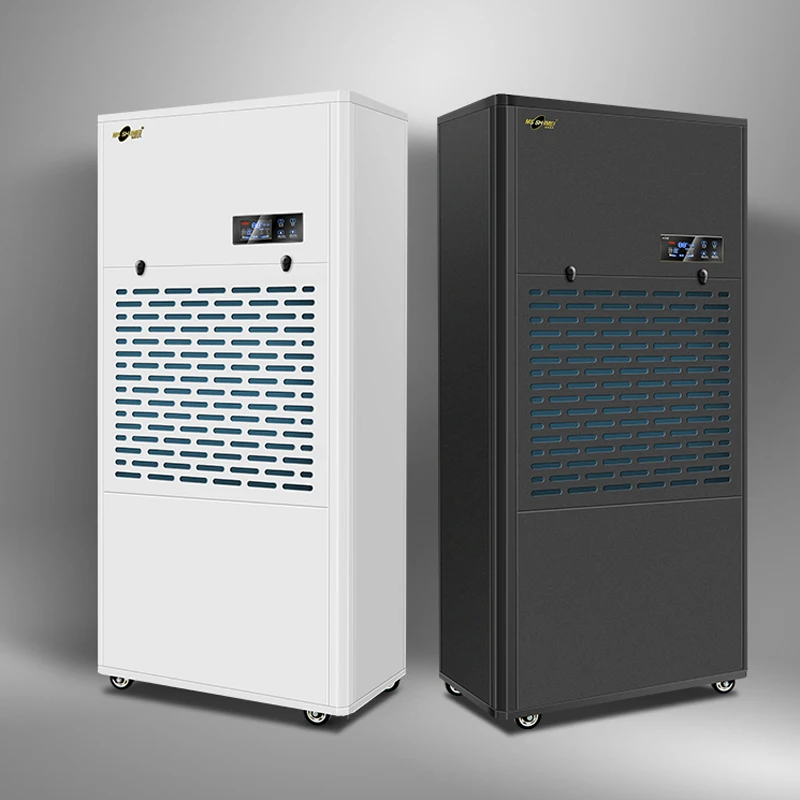 Ecofriendly 500 Pint Industrial Dehumidifier in Greenhouse 10kg With Casters