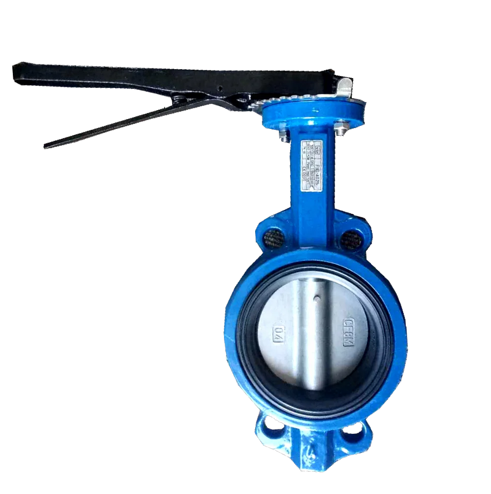 EN593 PN10/PN16/PN25/Class 125 Cast Iron Wafer Type Butterfly Valve With PINS