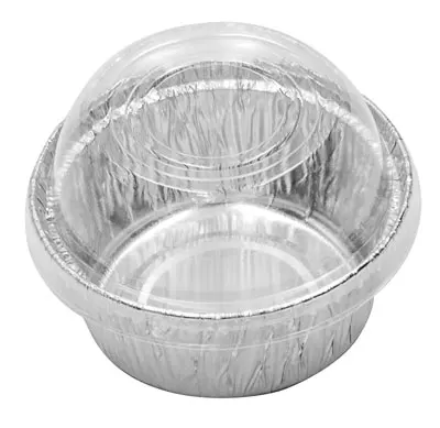 Popular use 88 dia x 38mm Ramequins Aluminium Envases De Aluminio 125cc with plastic lid 4oz aluminium foil cup GO87 yysmallcap