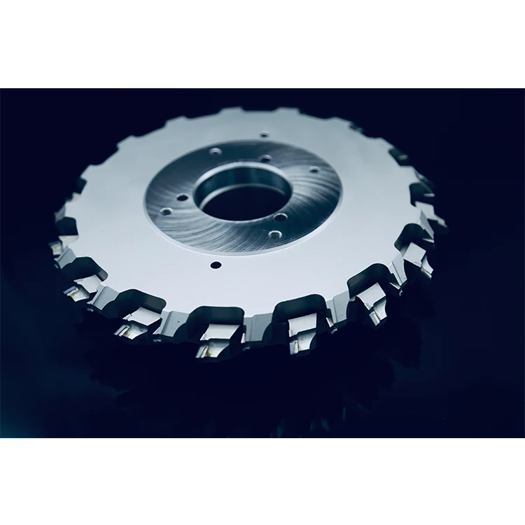 Factory Price PCD diamond tongue and groove cutter for SPC/Laminate/ Vinyl click  floor used on Homag flooring machine