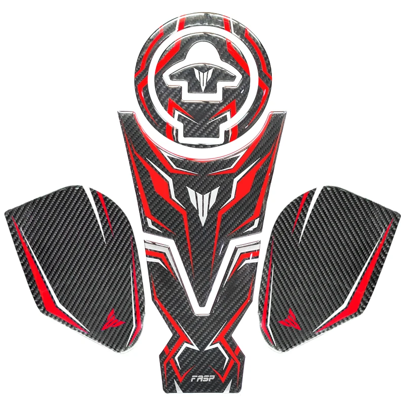 Защитная накладка на бензобак mt15 из углеродного волокна для мотоцикла