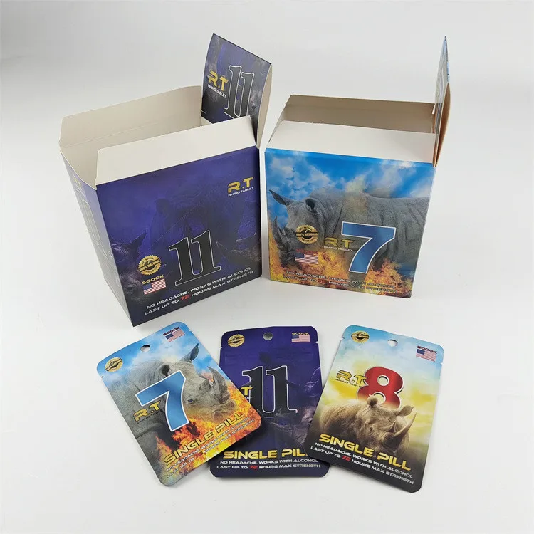 Low Moq Custom Printed Wholesale Pills Packaging Plastic Bag And Paper Display Box For Edible Candy Wrapper Pill Sachet