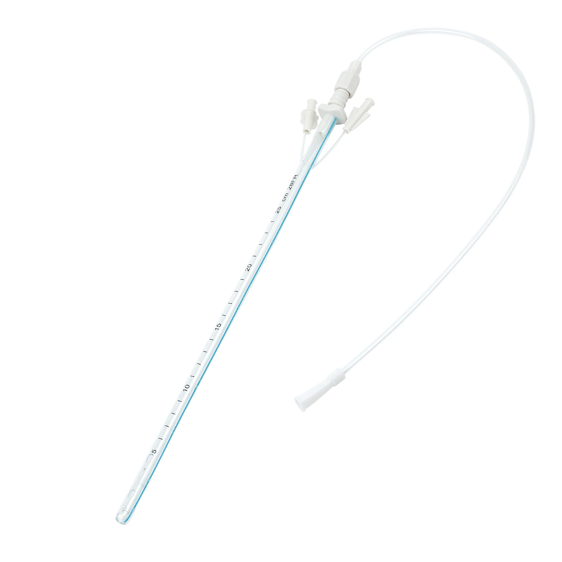Disposables Thoracic Drainage Catheter with Trocar/Without Silicone / PVC Chest Tube