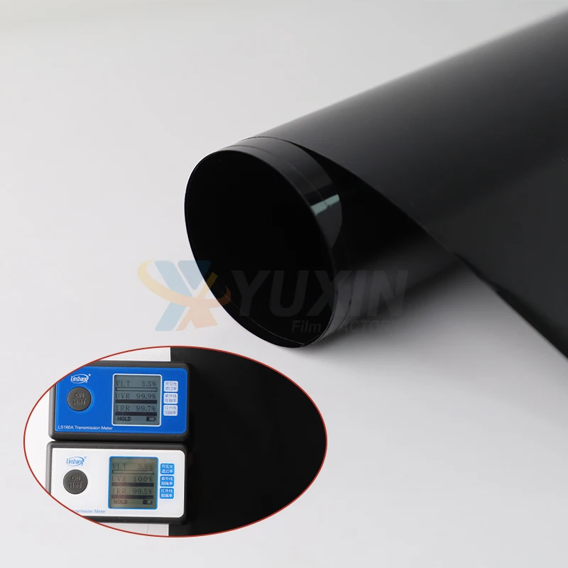 Sun Blocking Nano Ceramic Privacy Films 5% Vlt Heat Rejection Privacy Protection Auto Car Window Tint