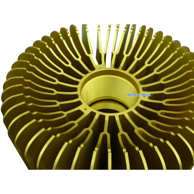 standard cnc milling extruded heat sink profile cooling extrusion aluminum 30w 50w 60w 100w 500w led chip heatsink