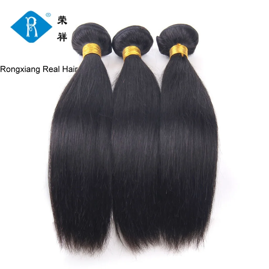 None Chemical Processing and Hair Weaving Hair Extensions Type Natural Color Raw Hair Weft